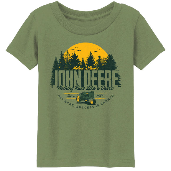 John Deere Youth Success Is Earned Short Sleeve Tee