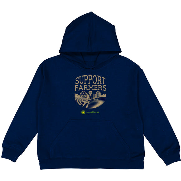 John Deere Youth Support Farmers Hoodie