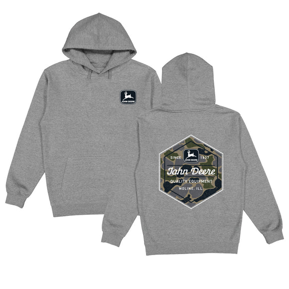 John Deere Hexagon Camo Print Hoodie