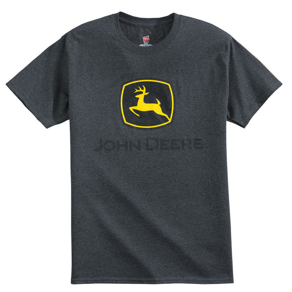 John Deere Mens Charcoal TM Shirt