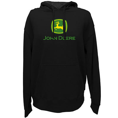 John Deere Mens Black Hoodie