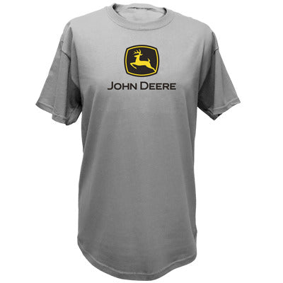 John Deere Mens Oxford C and F Logo Tee