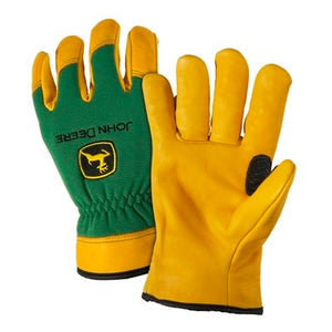 John Deere Men's Grain Deerskin Driver Gloves