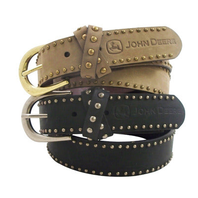 John Deere Girls Belt w/Nailhead Trim