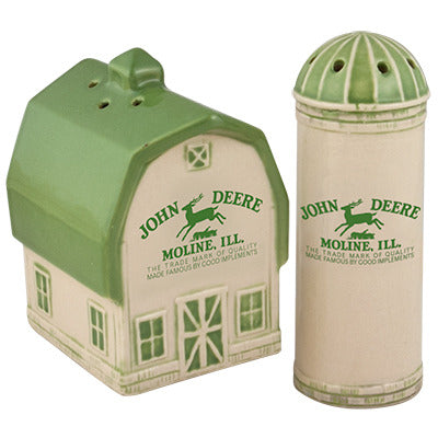 John Deere Barn/Silo Salt & Pepper Set