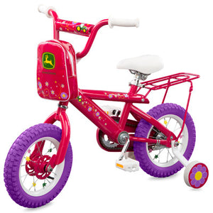 12" John Deere Pink Children's Bicycle
