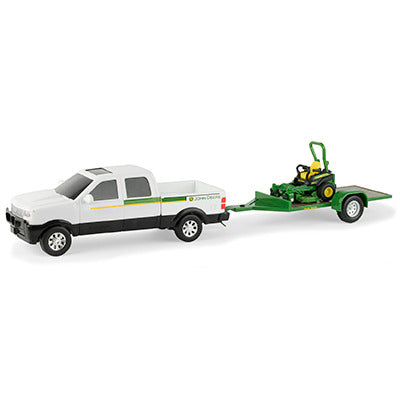 1/32 Pickup with John Deere Z-Trak Mower