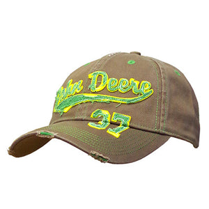 John Deere Men's Brown Vintage Cap
