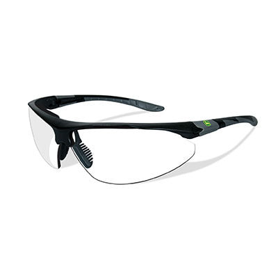 John Deere Traction-X Safety Sunglasses Clear/Black