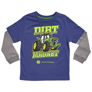 John Deere Boy Toddler Tee Dirt Magnet