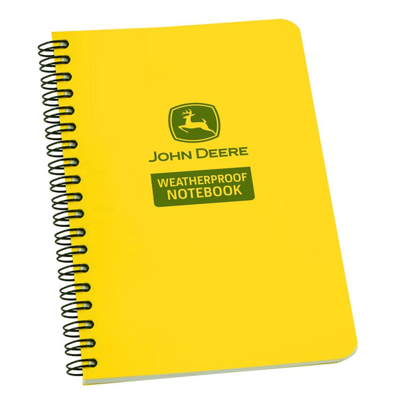 John Deere 8x7 Weatherproof Side Spiral Notebook