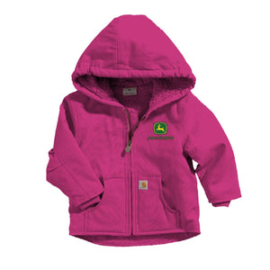 John Deere Girls Carhartt Infant/Toddler Hooded Jacket