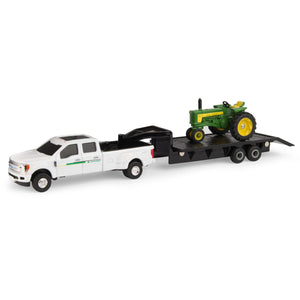 1/64 John Deere 530 with F350 and Trailer Set