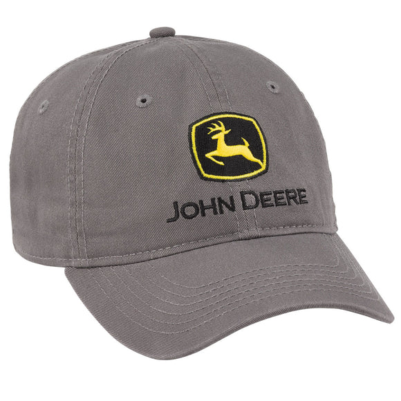 John Deere Construction Washed Chino Cap
