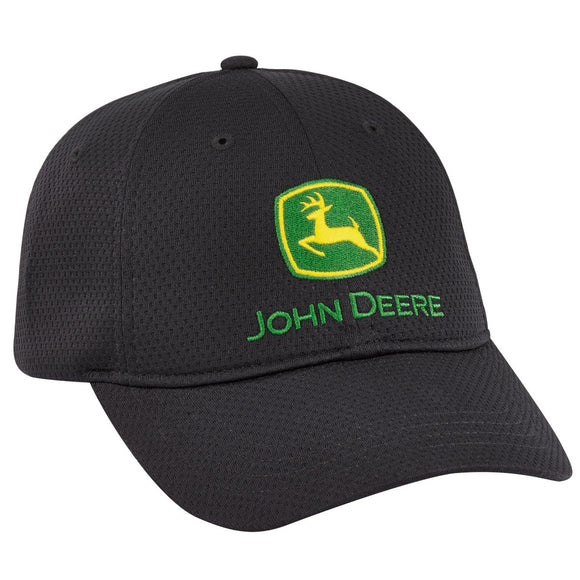 John Deere Black Performance Cap