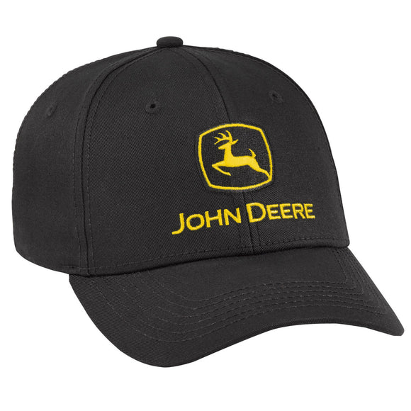 John Deere Black Trademark Cap