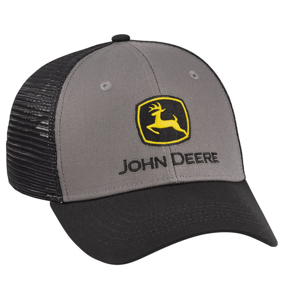 John Deere Construction Cloth/Mesh Cap