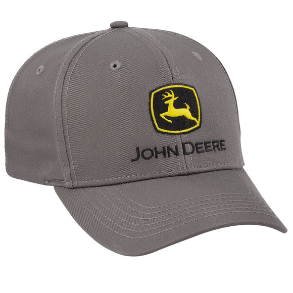 John Deere Charcoal Pro Chino Twill Cap