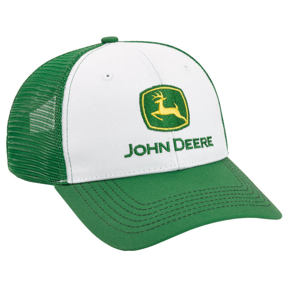 John Deere Green/White Colourblock Cap