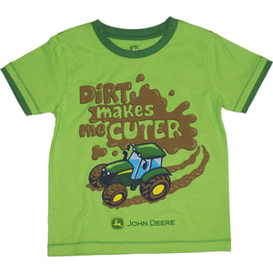 John Deere Infant Tee "Dirt Makes me Cuter"