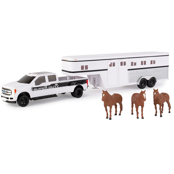 1/32 Horse Set with Ford Pickup, Trailer and Animals