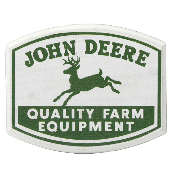 John Deere Quality Farm Equipment Wood Magnet