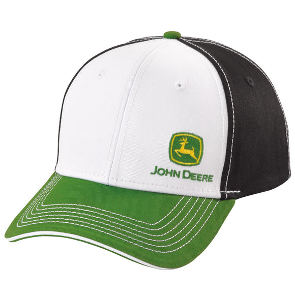 John Deere Green/White/Black Cap