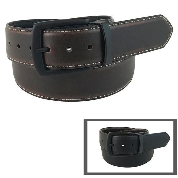 John Deere Reversible Leather Belt
