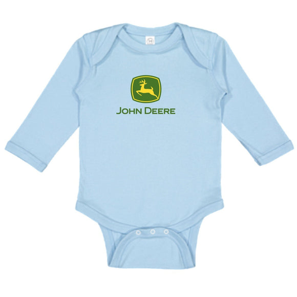 John Deere Boys Infant Long Sleeve Bodysuit