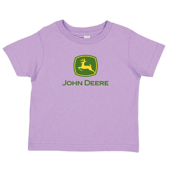 John Deere Girls Lavender Tee