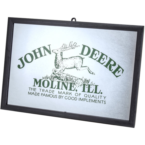 John Deere Vintage Moline Logo Mirror
