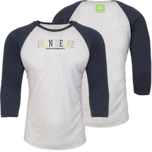 John Deere Womens Colours Raglan Long Sleeve