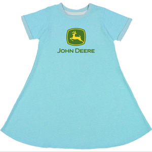 John Deere Girls Toddler Turquoise Dress