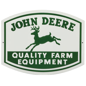 John Deere Vintage Metal Sign Small