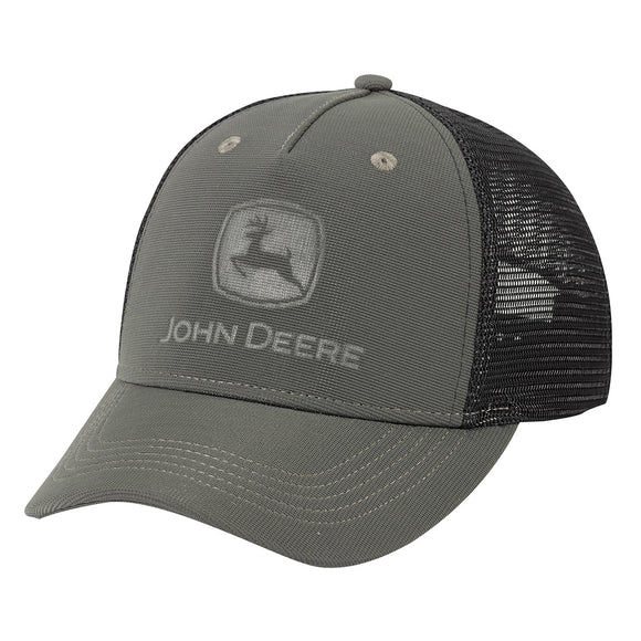 John Deere Olive Debossed Cap