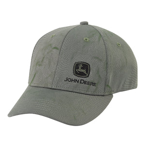 John Deere Olive Patterned Cap