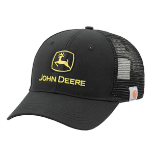 John Deere Carhartt Rugged Black Cap