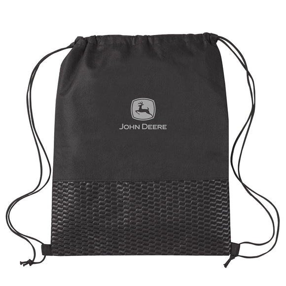 John Deere Wave Design Drawstring Bag