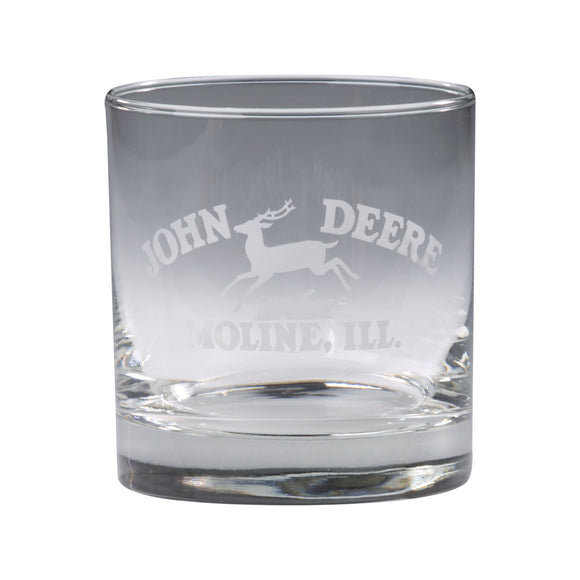 11 oz John Deere Rocks Glass - Set of 4