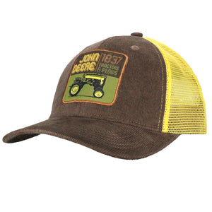 John Deere Men's Brown Trucker Cap