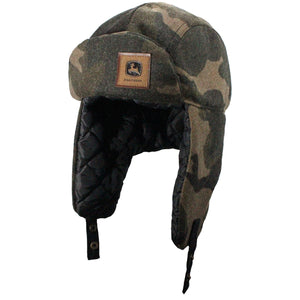 John Deere Camo Trapper Cap