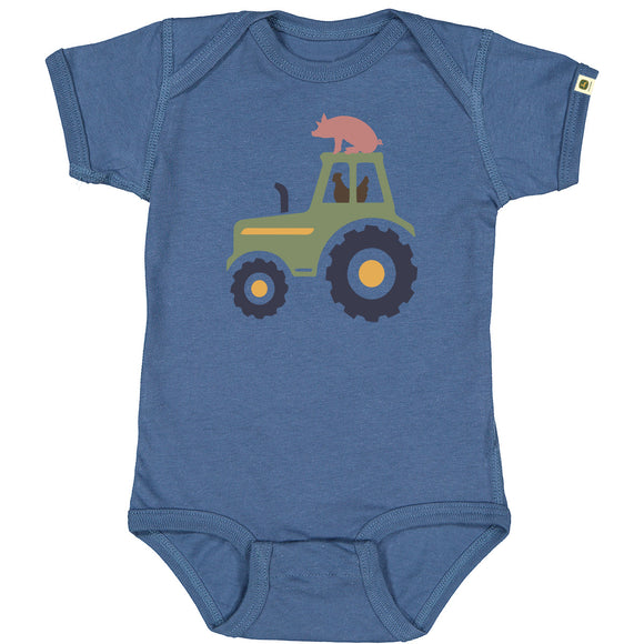 John Deere DGT Infant Indigo Tractor Bodysuit