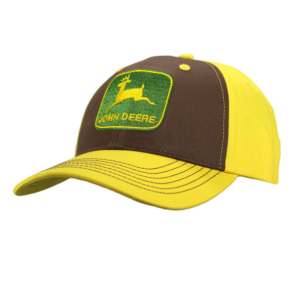 John Deere Unisex YW Vintage Logo Patch Cap