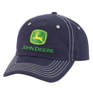 John Deere Navy Twill Cap