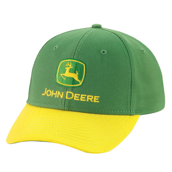 John Deere Green/Yellow Twill Cap