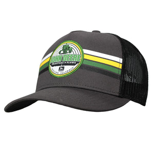 John Deere Unisex Charcoal Retro Sign Cap