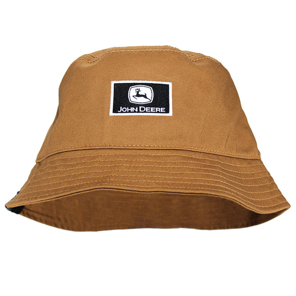 John Deere Unisex Workwear Brown Bucket Hat