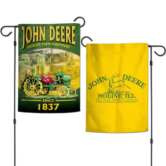 John Deere YW Moline 2 Sided Garden Flag