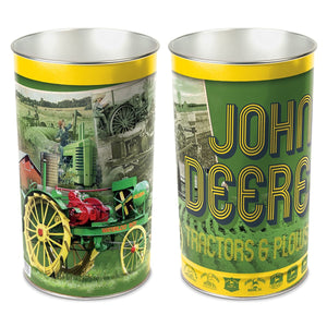 John Deere Vintage Tractor Wastebasket