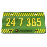 John Deere Green 24 7 365 License Plate